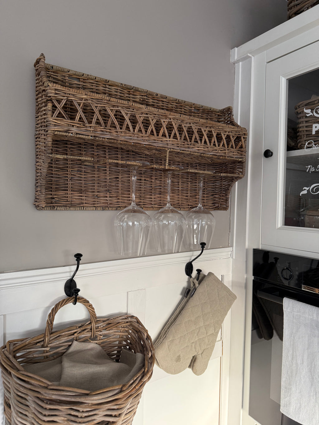 Rattan Weinregal