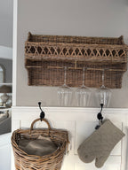 Rattan Weinregal