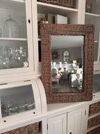 Rattan Spiegel