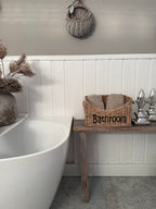 Badezimmer-Korb aus Rattan