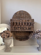 Rattan Wandregal fürs Badezimmer