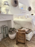 Rattan Bücher-Organizer