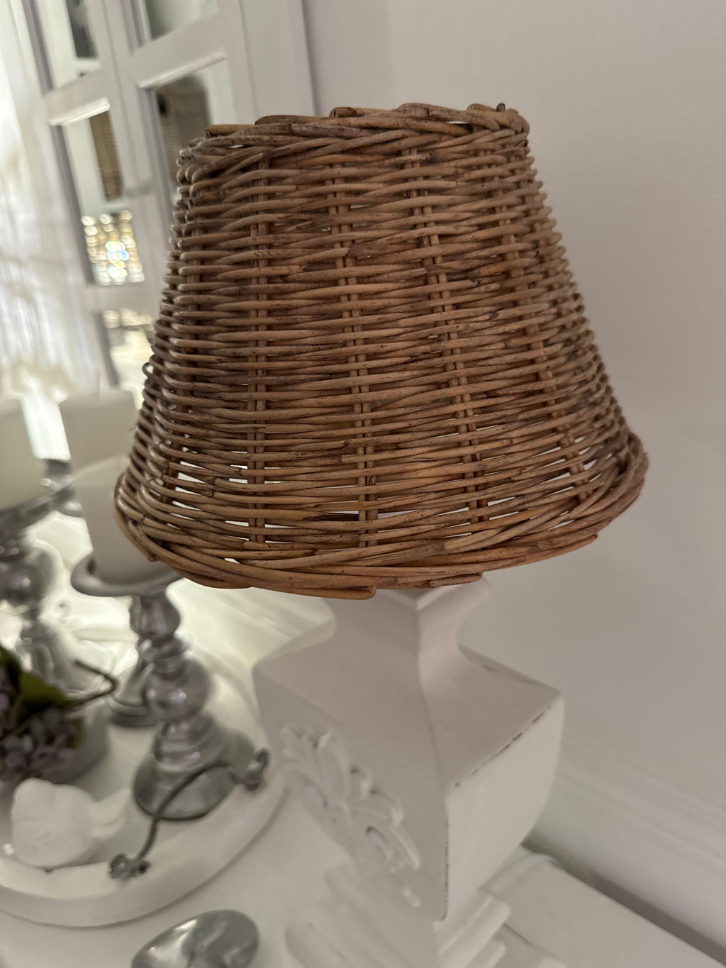 Rattan Lampenschirm klein