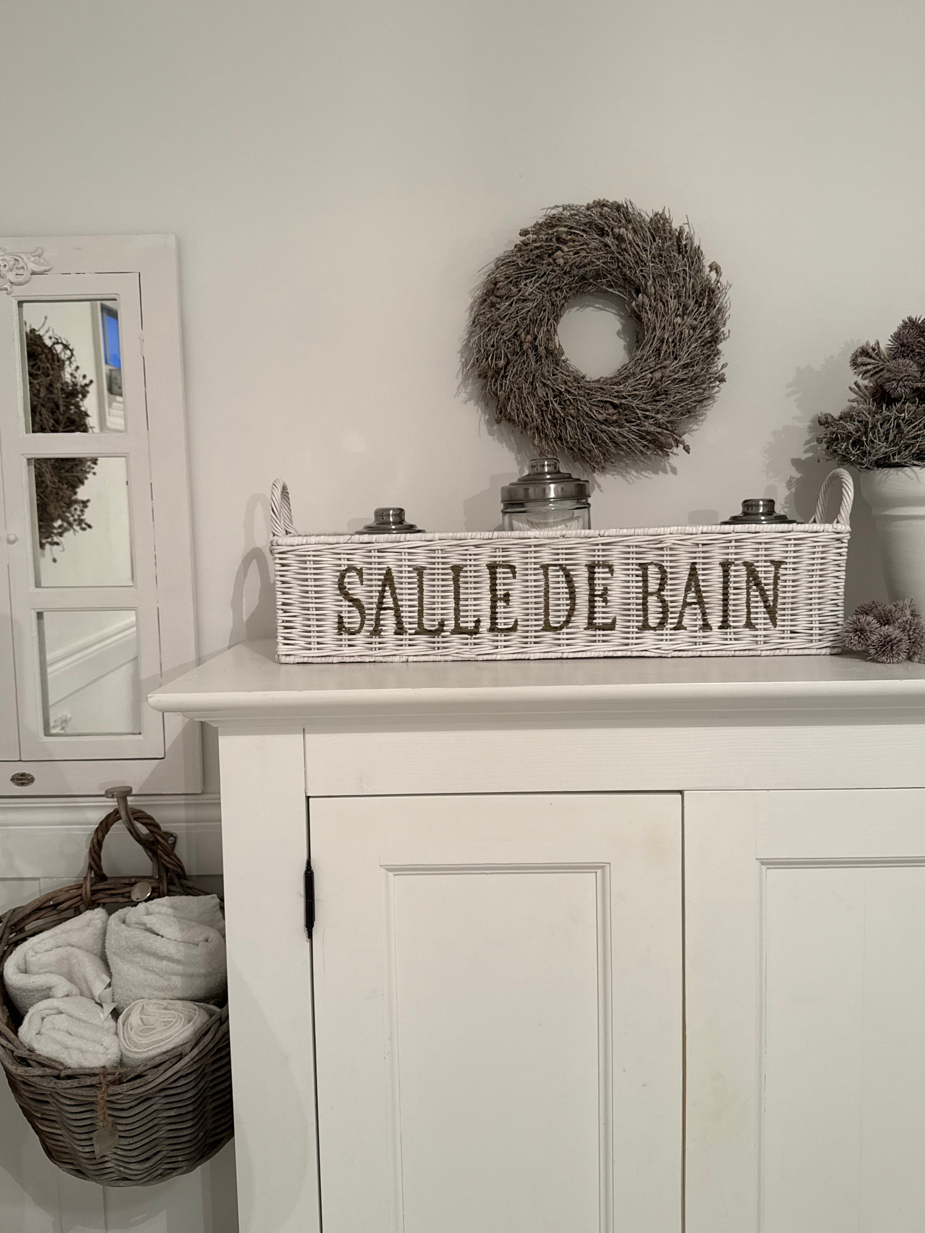 Rattan Korb Badezimmer