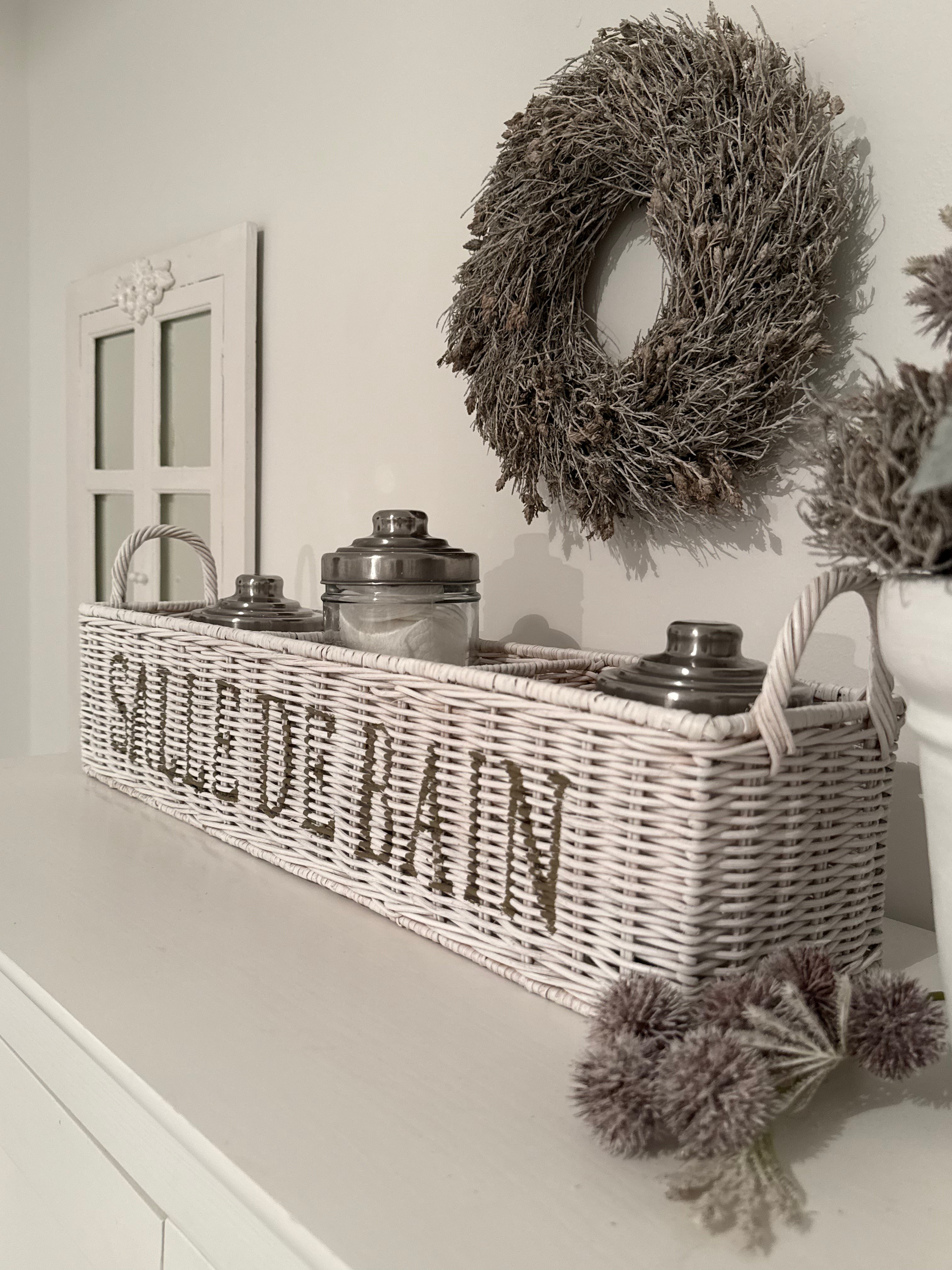 Rattan Korb Badezimmer