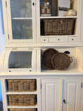 Rattan Tablett 2er Set