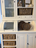 Rattan Tablett 2er Set