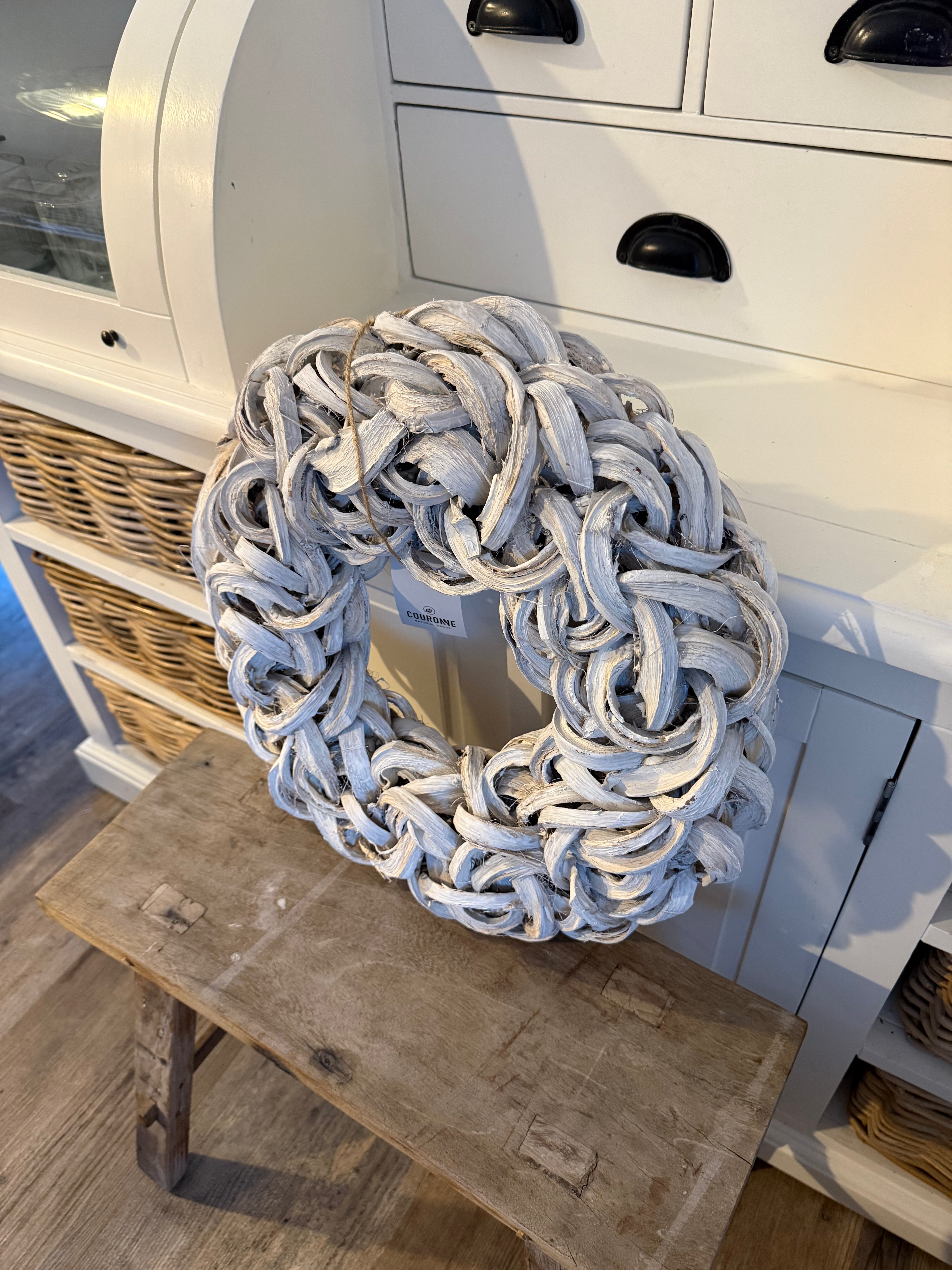 Kranz aus getrockneten Kokosnussblättern