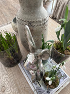 Osterhase Silber