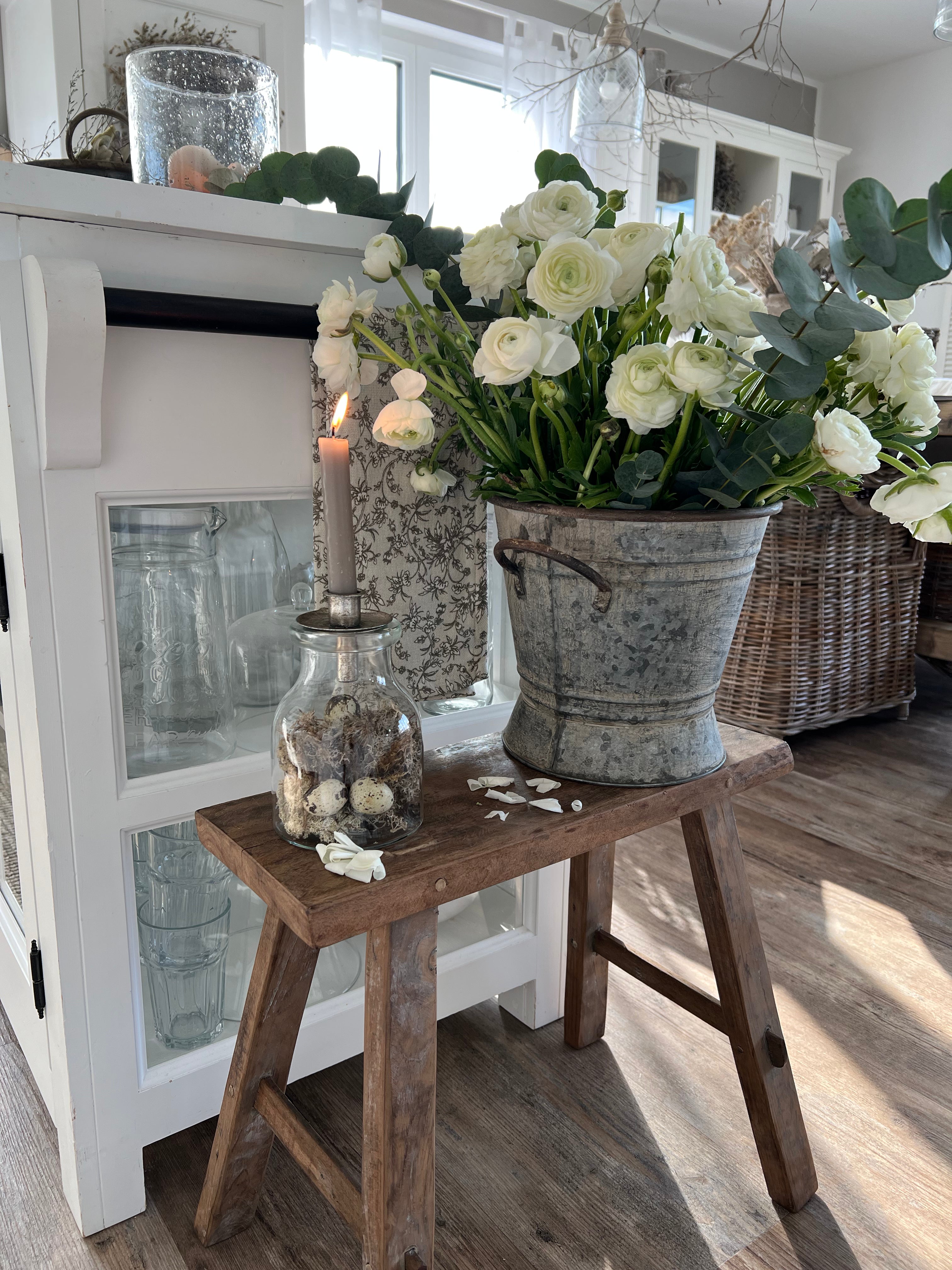 Nostalgischer  Zinkeimer