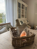 Rattan-Tablett im Landhaus- & Farmhouse-Stil