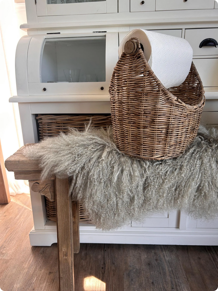 Rattan Rollenkorb