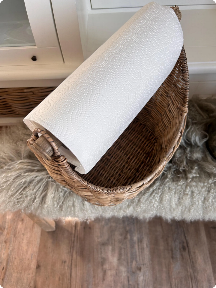 Rattan Rollenkorb