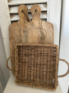 Kleines Rattan-Tablett